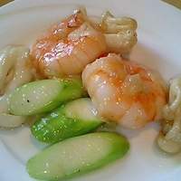 中国料理 皇家龍鳳 - 海老野菜塩炒め