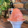 尼ヶ坂 - 料理写真:桃のかき氷