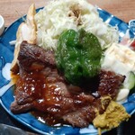 ナカガワ☆スエ食堂 - 赤牛ステーキ(カイノミ)