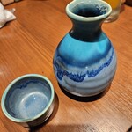 純系名古屋コーチン 鶏や なか山 - 日本酒。器が可愛い