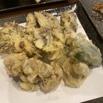 正乃家 - 舞茸とマッシュルーム天