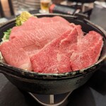 Yonezawa Gyuu Ooki Kongoukaku Sukiyaki Shabushabu Bishamon - すきやき