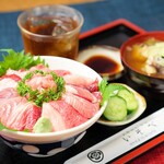 いそべ - 当店発祥一日限定10食マグロの頭肉丼『ずど～ん』