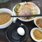 Ramen Doden - つけめん➕ローストポーク➕生玉子➕魚粉