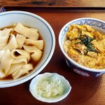 Menya Hakkokumaru Nagoyahonten - きしころとハーフ卵とじヒレカツ丼