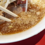 ラーメン二郎 - スープ