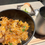 蔵 鉄板焼＆寿司 - ガーリックステーキ