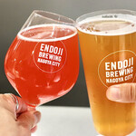 ENDOJI BREWING NAGOYA CITY - トリビー乾杯〜♪