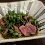 花 - 牛たんのたたき(^O^)❒’’ こぶりですがうまうま