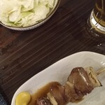 Kunkou Sumibiyaki Takigyouza Yakitori Tadashi - 白レバー　美味！