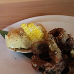 さじこよみ - とうもろこしの葛パンナコッタ