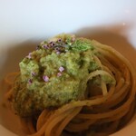 さじこよみ - 紫蘇の花のトッピング