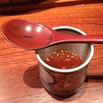 みかわ 是山居 - 前菜　　いくらの醤油漬け