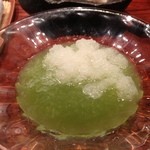 みかわ 是山居 - たっぷりの大根おろしをいれて、サラダがわりに。