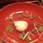 みかわ 是山居 - じゅんさいと海老しんじょう入りすまし椀