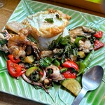 和sian-cafe aimaki - 歌津ダイナミックガパオライス。1880円。