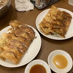 Gyouza Semmon Ten Shou Un - 左から順に、ニラ玉、キャベツ、にんにく、しそ餃子