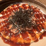 Ochanoko Saisai - 納豆お好み焼き700円