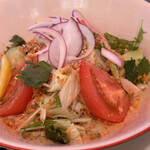 亜熱帯茶屋 - 食べるラー油風味　豆乳冷麺　ランチセット　1,430円