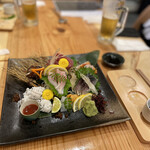 酒膳 和魭 - 刺身盛り合わせ