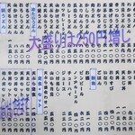 かな福 - メニュー