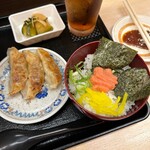 ふくちゃん - のり明太丼・餃子