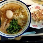 Ittekiya - 醤油味玉らーめん餃子セット