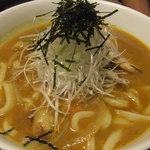 玉家 - 通のカレーうどん　トッピングにホルモン入り　