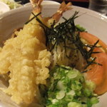 玉家 - 冷やし　えび天のカレーつけうどん　８８０円