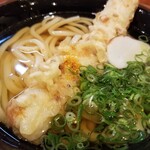 麺家プラス　さがの - ちくわ天うどん。