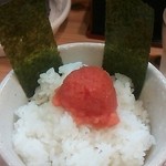 極麺 青二犀 - 明太子ごはん２００円(201309)