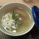 すし処 みや古分店 - ずいき、毛蟹、名残のじゅんさいの吉野葛かけ