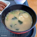 エル - 若芽と麩の味噌汁