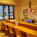 ファミリーレストラン こめや - カウンター席