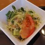 ファミリーレストラン こめや - 玉子カツ丼セットのサラダ
