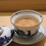 鮨 神楽 - 干し貝柱の茶碗蒸し