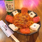 韩式辣白菜豆腐