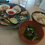 (QH)+ - この日の魚は豆アジ