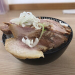 煮干しラーメン ゼクウ - チャーシューご飯