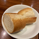 Bistro Ishikawatei - ランチセット(デミハンバーグ、ポタージュ、バンとライス) (お代わりパン)