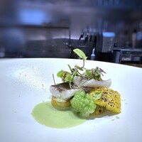 le・sud - ◆梭子魚、玉蜀黍、枝豆のソース