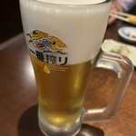 寿し和 - 生ビール