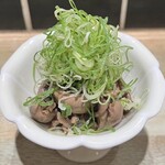 ねぎまみれうな肝ポン酢