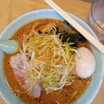 Ramen Shiomiken - ネギミソラーメン味玉