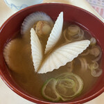 ココ・カピウ - 帆立の稚貝のお味噌汁