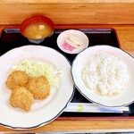 とんかつクラウン - ヒレカツ定食。￥680。