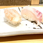 TSUKIJI SUSHIKO - 海老と鯛