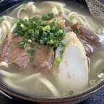 本部そば - 白濁スープ　美味しい！