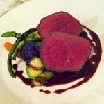 OGINO organic Restaurant - 和牛の内腿肉（シンシン）のステーキ