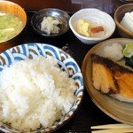 旬菜織部 - 2012.9ブリ塩焼定食